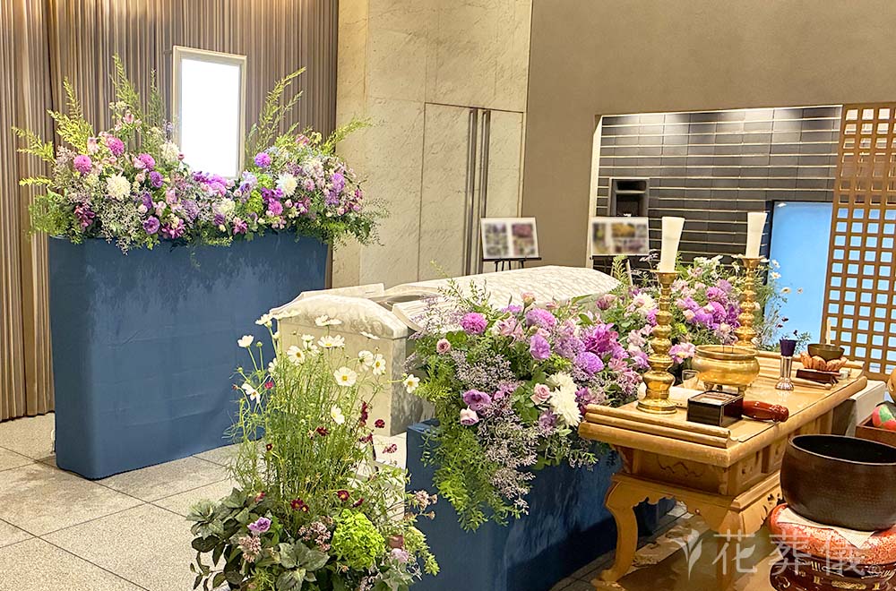 「ありがとう。大好きだったよ」　の花祭壇