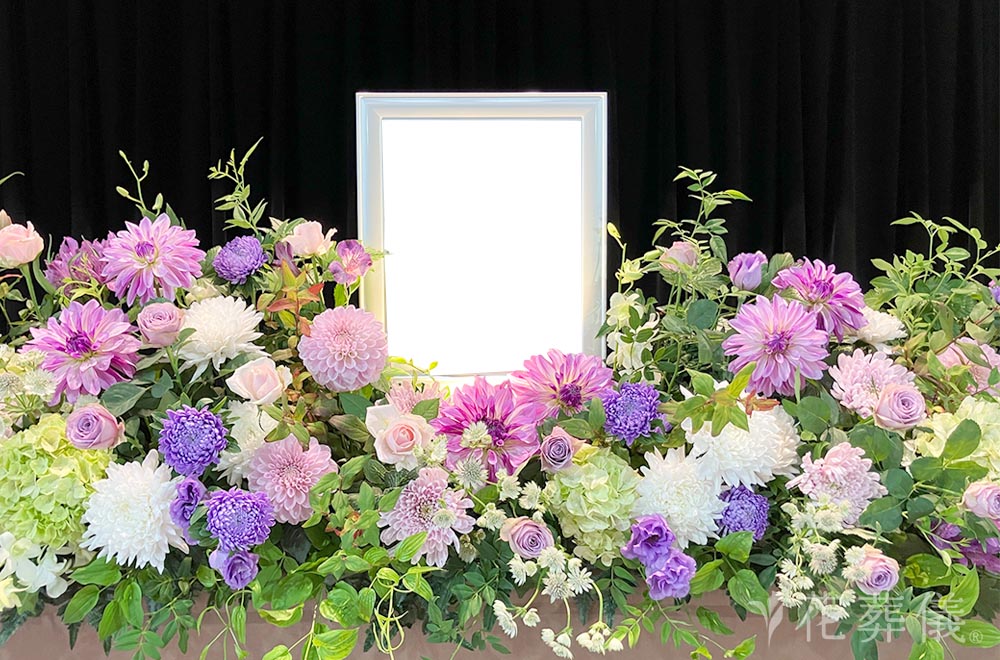 親子の時間の花祭壇