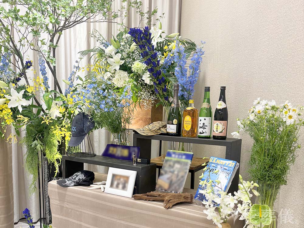 堀ノ内斎場で葬儀を行ったお客様の祭壇写真03