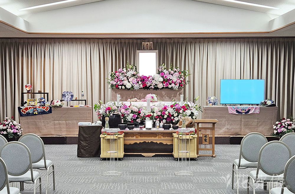 感謝祭の花祭壇