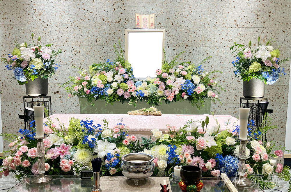 my life is my ownの花祭壇