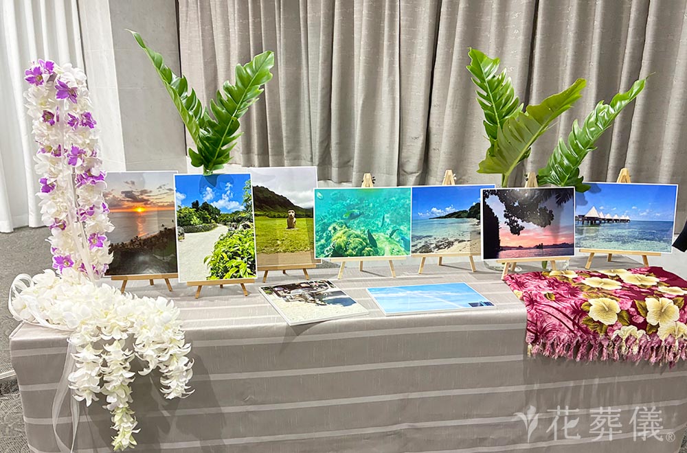 春～夏を感じての花祭壇