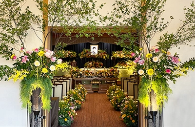 これまでがんばってきた証になるようなお母様らしい祭壇