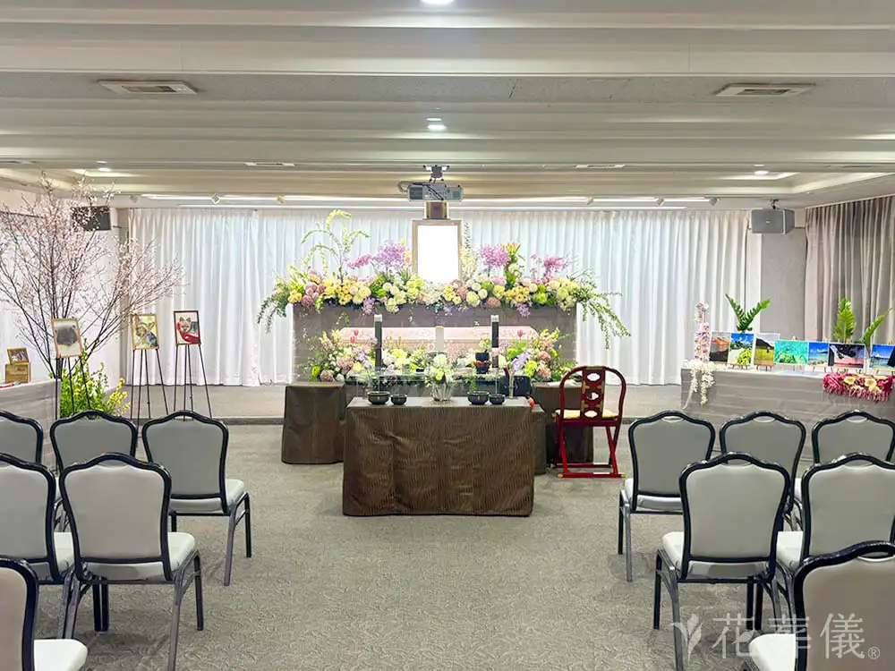 戸田葬祭場で葬儀を行ったお客様の祭壇写真02