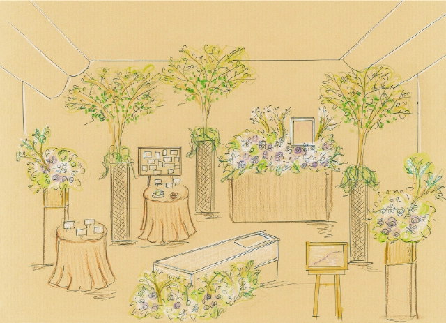 パーティーのようにしてほしい｜明るく見送るための祭壇