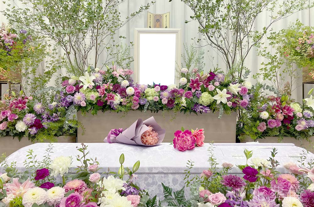 Stroll in the flowerparkの花祭壇
