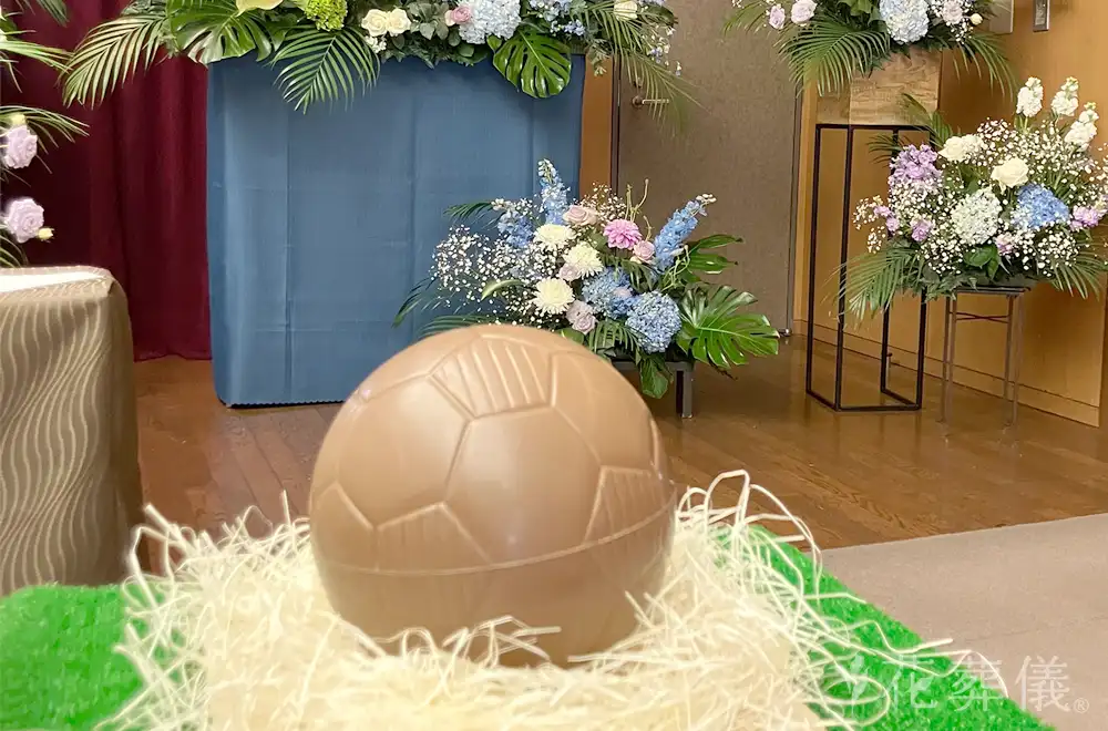 伊豆サンセットの花祭壇