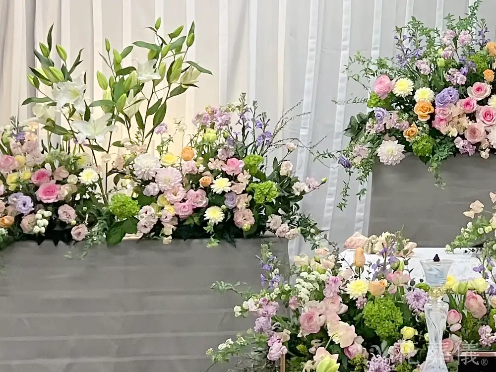 長命寺東高野会館で葬儀を行ったお客様の祭壇写真03