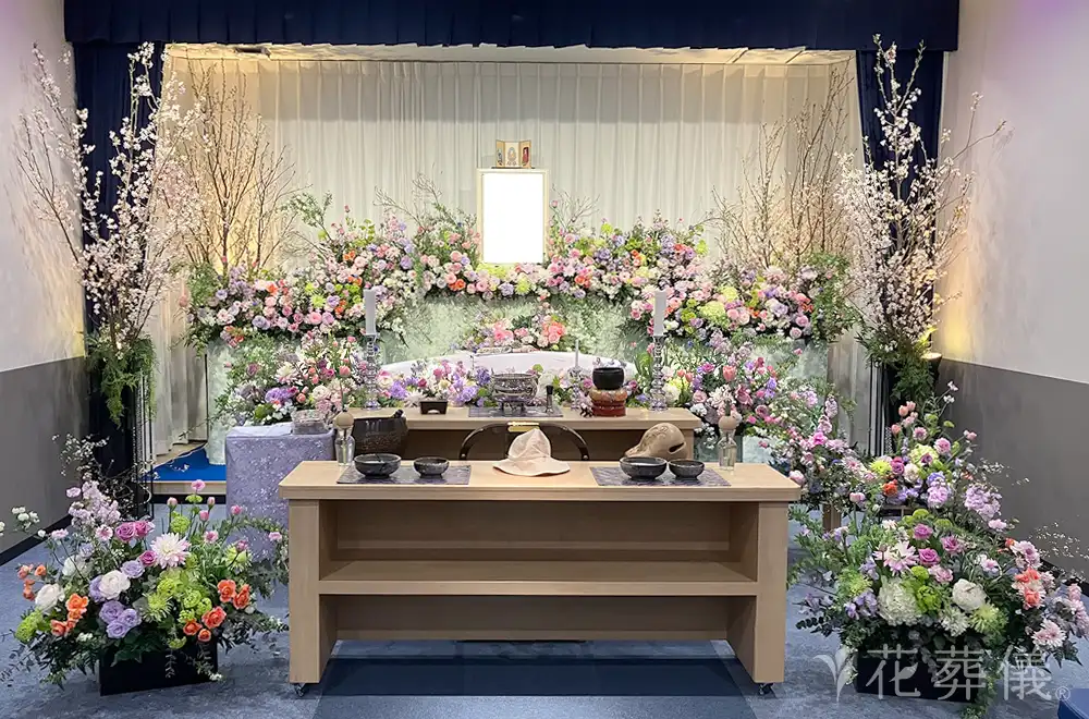 優しい思い出　ありがとうの花祭壇