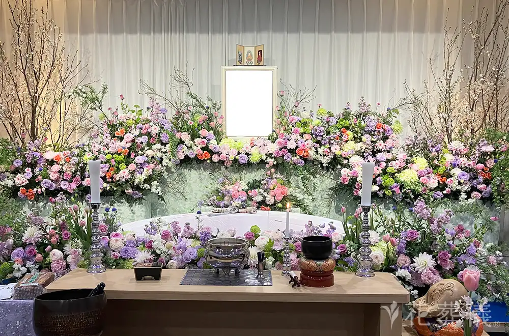 優しい思い出　ありがとうの花祭壇