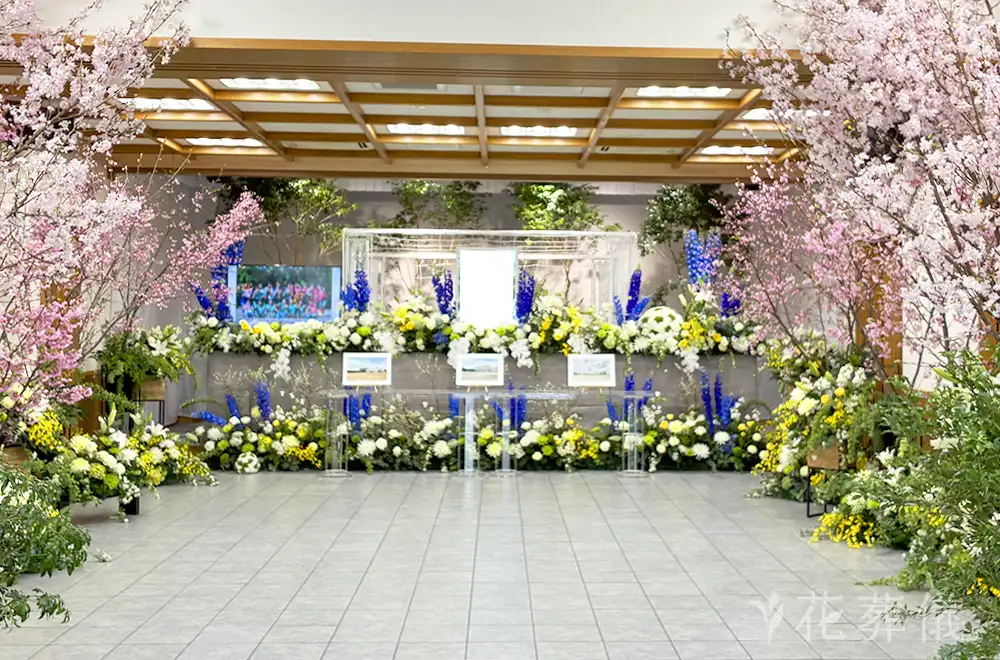 〜卒業式〜の花祭壇