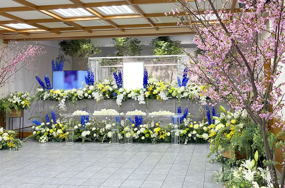 〜卒業式〜の花祭壇