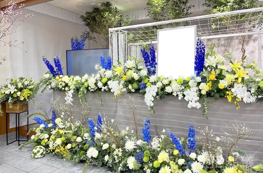 〜卒業式〜の花祭壇