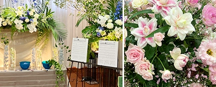 最愛の夫であり尊敬する先生に感謝の気持ちを表現する葬儀