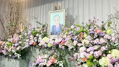 全てが「期待以上」だった花葬儀の花祭壇