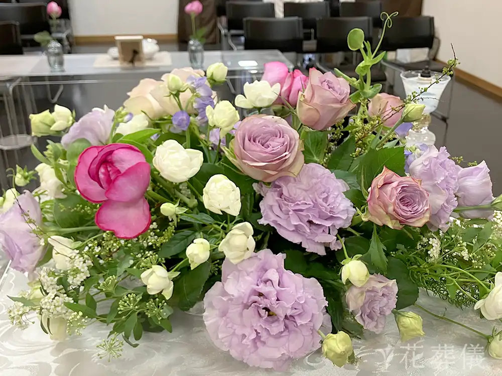 長命寺東高野会館で葬儀を行ったお客様の祭壇写真03