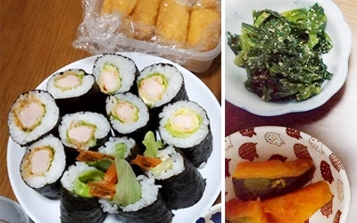 お母様が作ったお料理のお写真