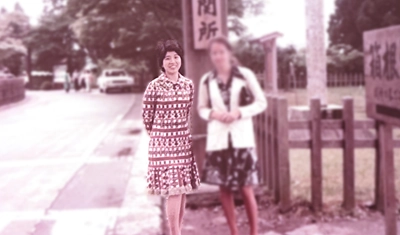 留学時のご友人が日本を訪れた時のお写真