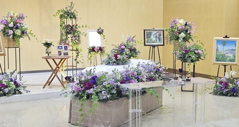 お客様インタビュー　ご家族の思い出あふれる薔薇の園で心温まるお見送り