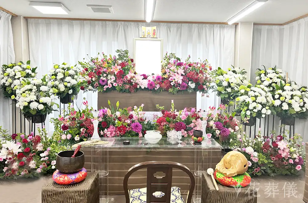 ええかっこしいの花祭壇