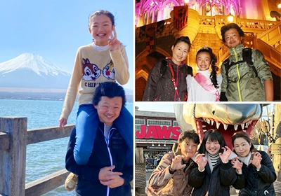 ご家族でいろいろな場所へ出かけた思い出のお写真