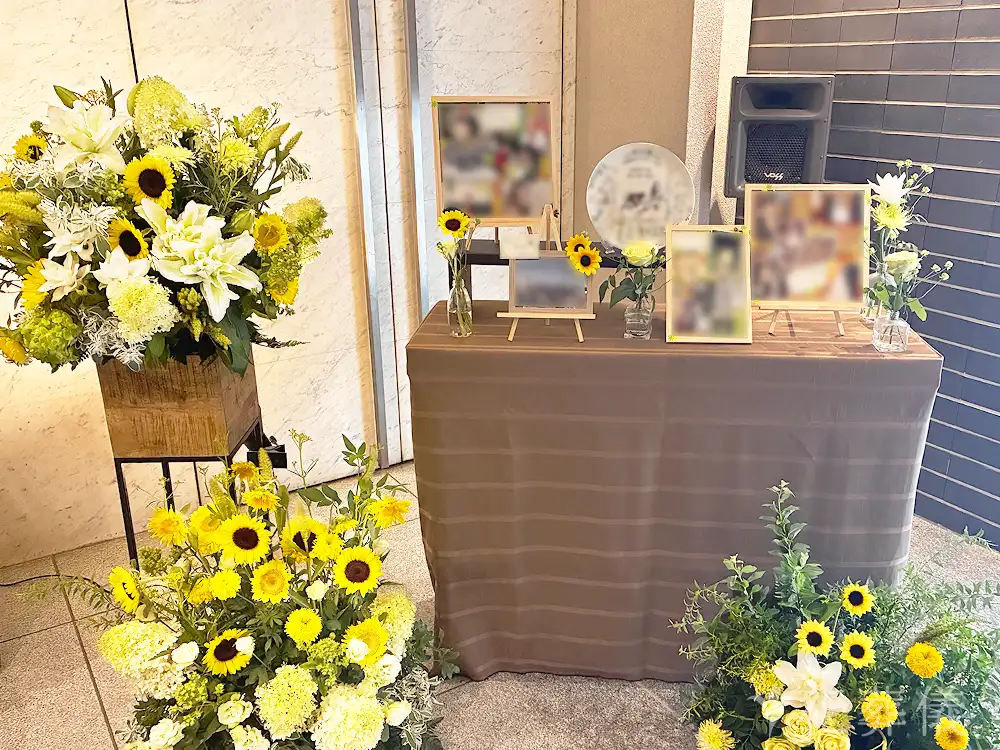 県央みずほ斎場で葬儀を行ったお客様の祭壇写真03