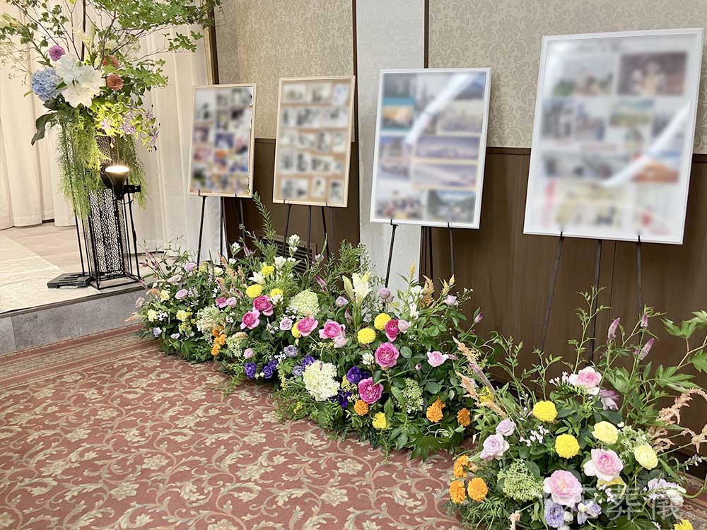 日華多磨葬祭場で葬儀を行ったお客様の祭壇写真03