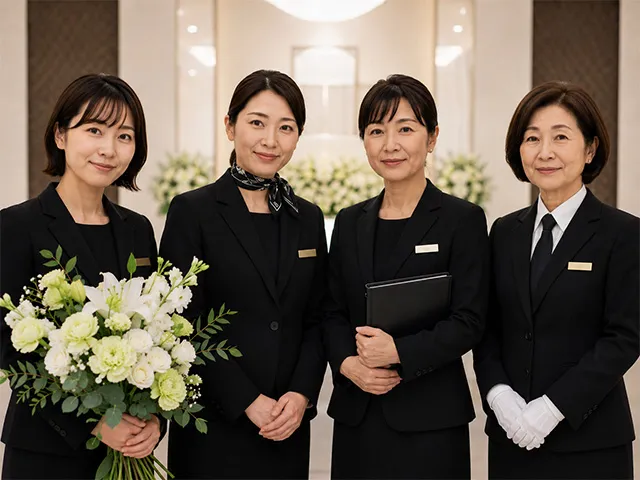 安心して任せられる葬儀スタッフに出会うために