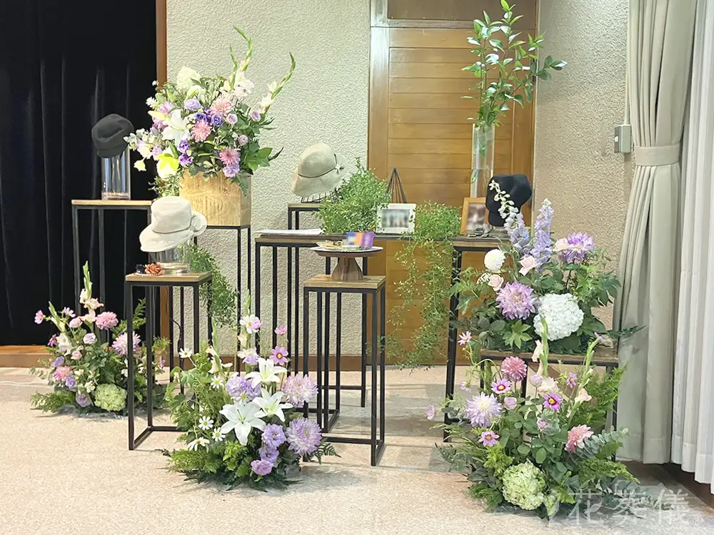 立川市斎場で葬儀を行ったお客様の祭壇写真03