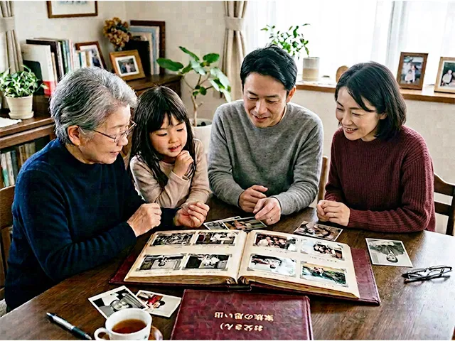 写真を探す「手間」が、いつの間にか父を振り返る「愛おしい時間」に