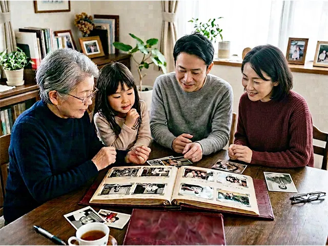 写真を探す「手間」が、いつの間にか父を振り返る「愛おしい時間」に
